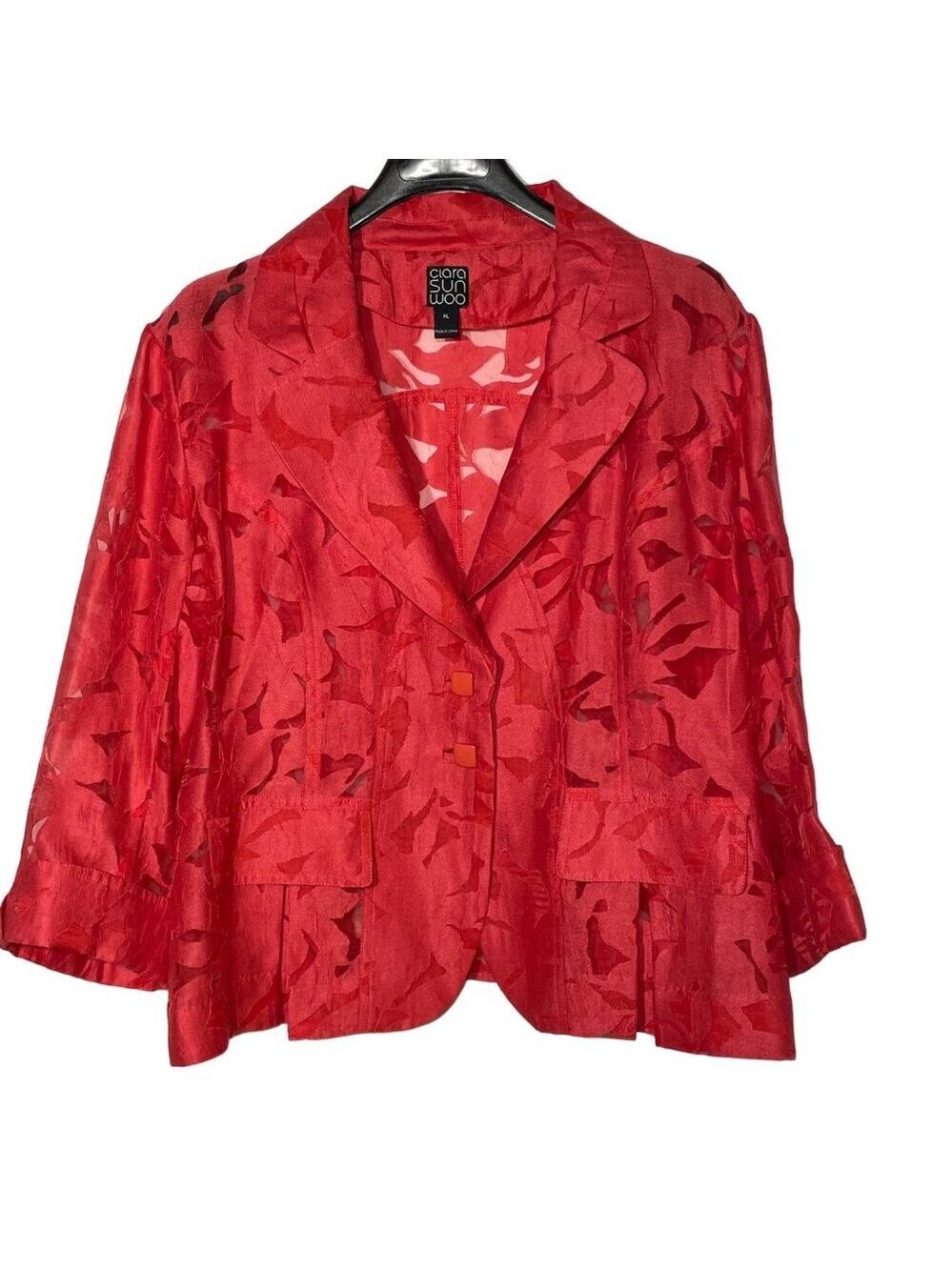 PINK Floral Women's Jacket by Dana Buchman